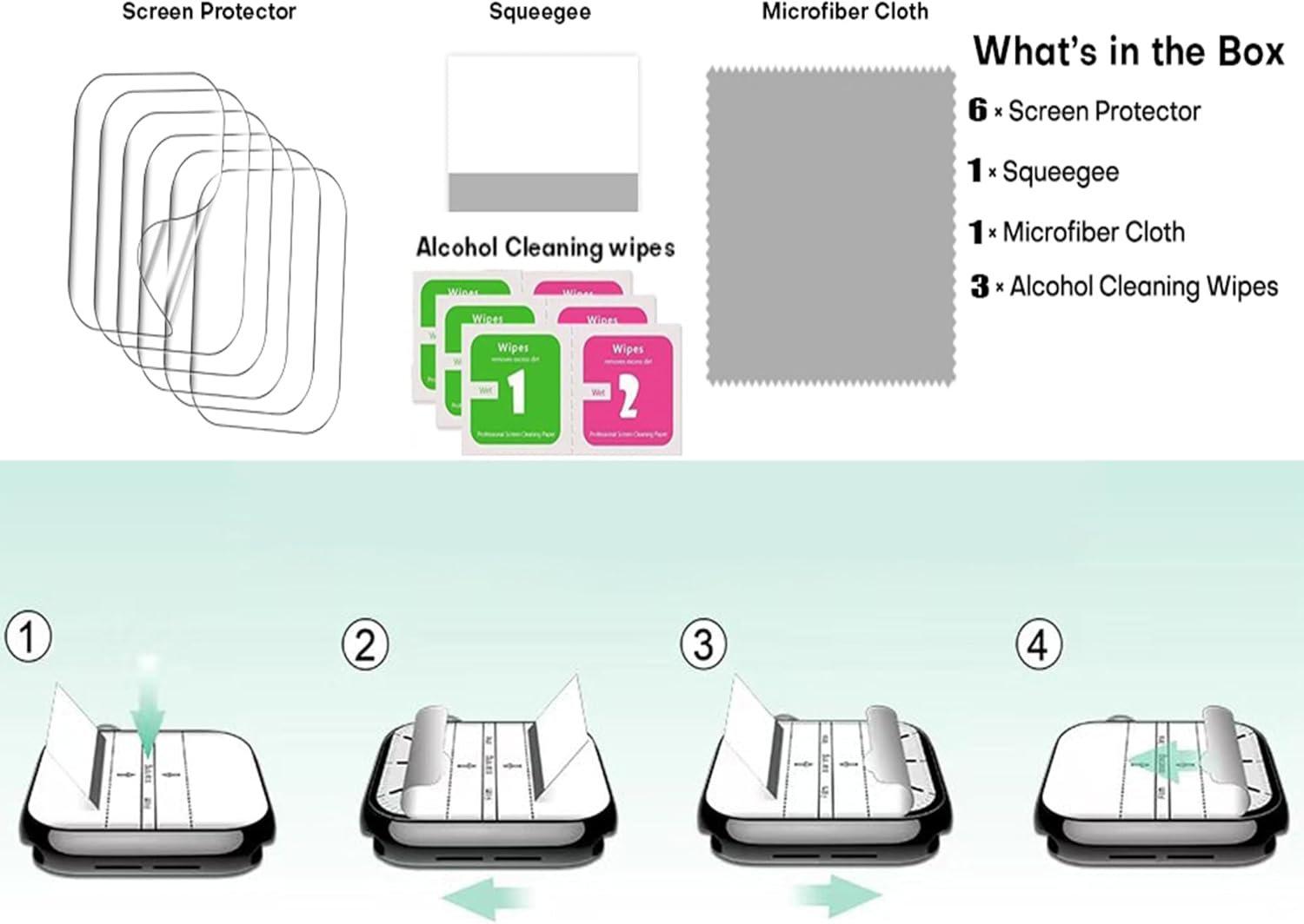 Folia ochronna 3x do smartwatcha T50S 1,85" – ultra przezroczysta TPU