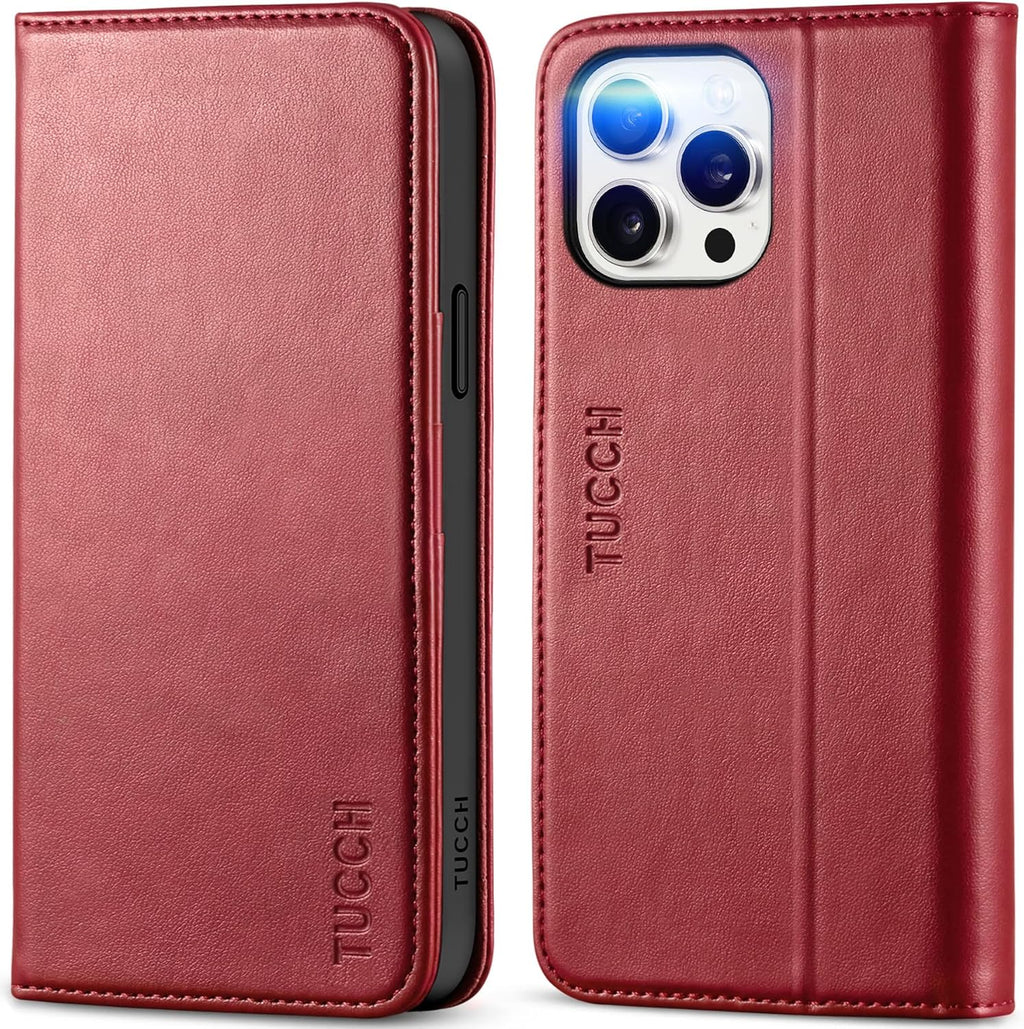 TUCCH Etui z Kieszenią na Karty do iPhone 15 Pro Max 5G