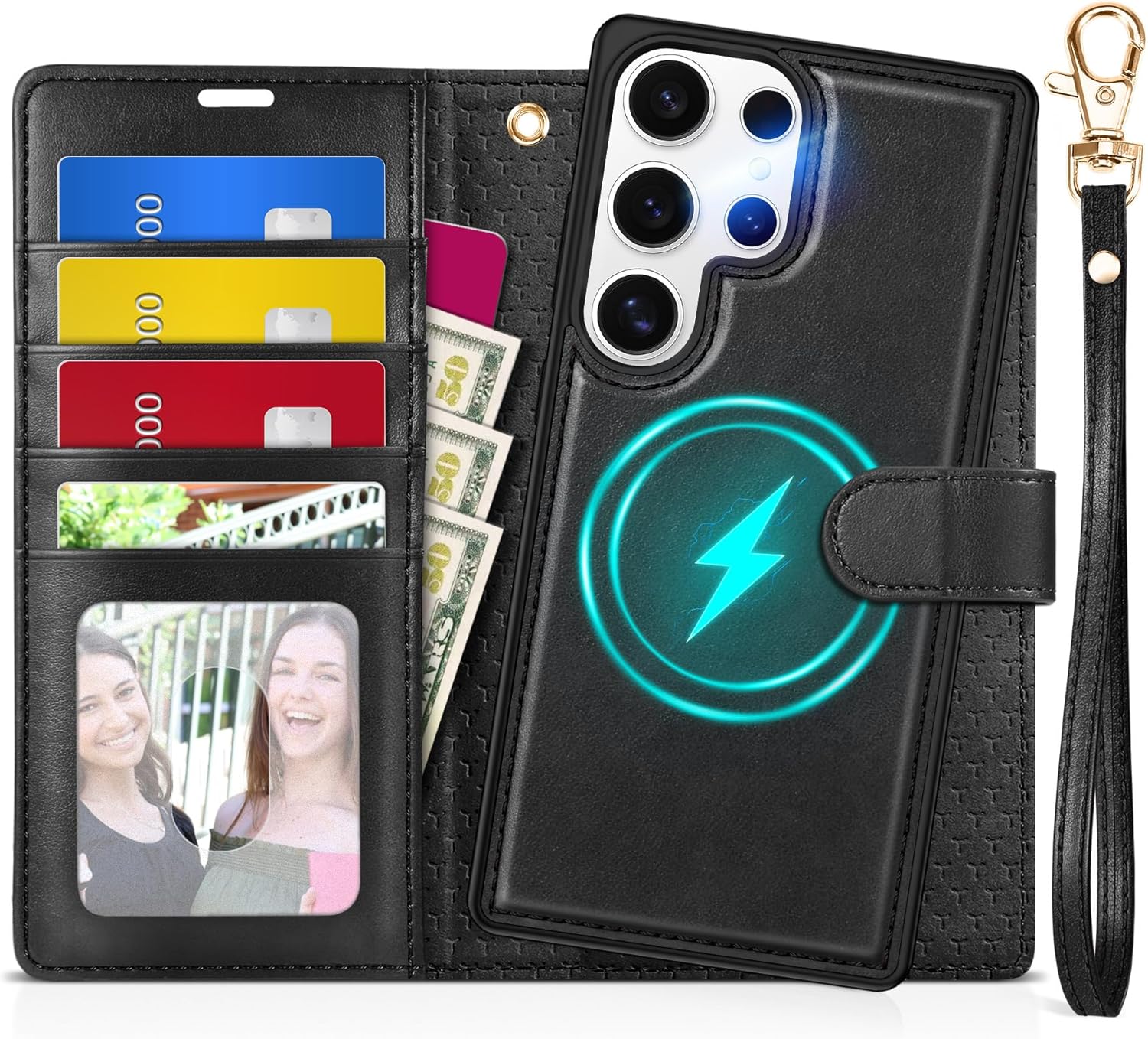 Etui Galaxy S25 Ultra RFID portfel 2w1 magnetyczne TUCCH