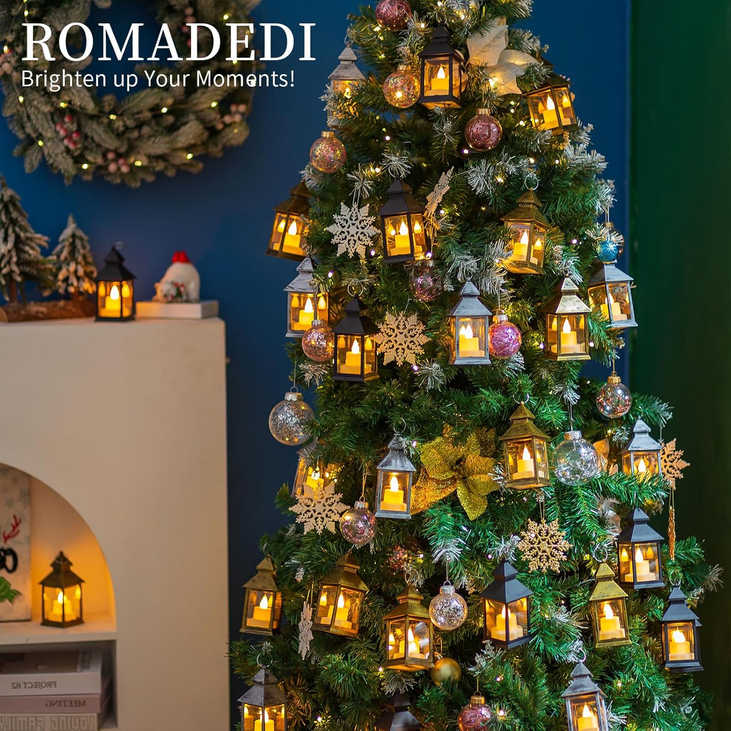 2x Dekoracyjna latarnia LED