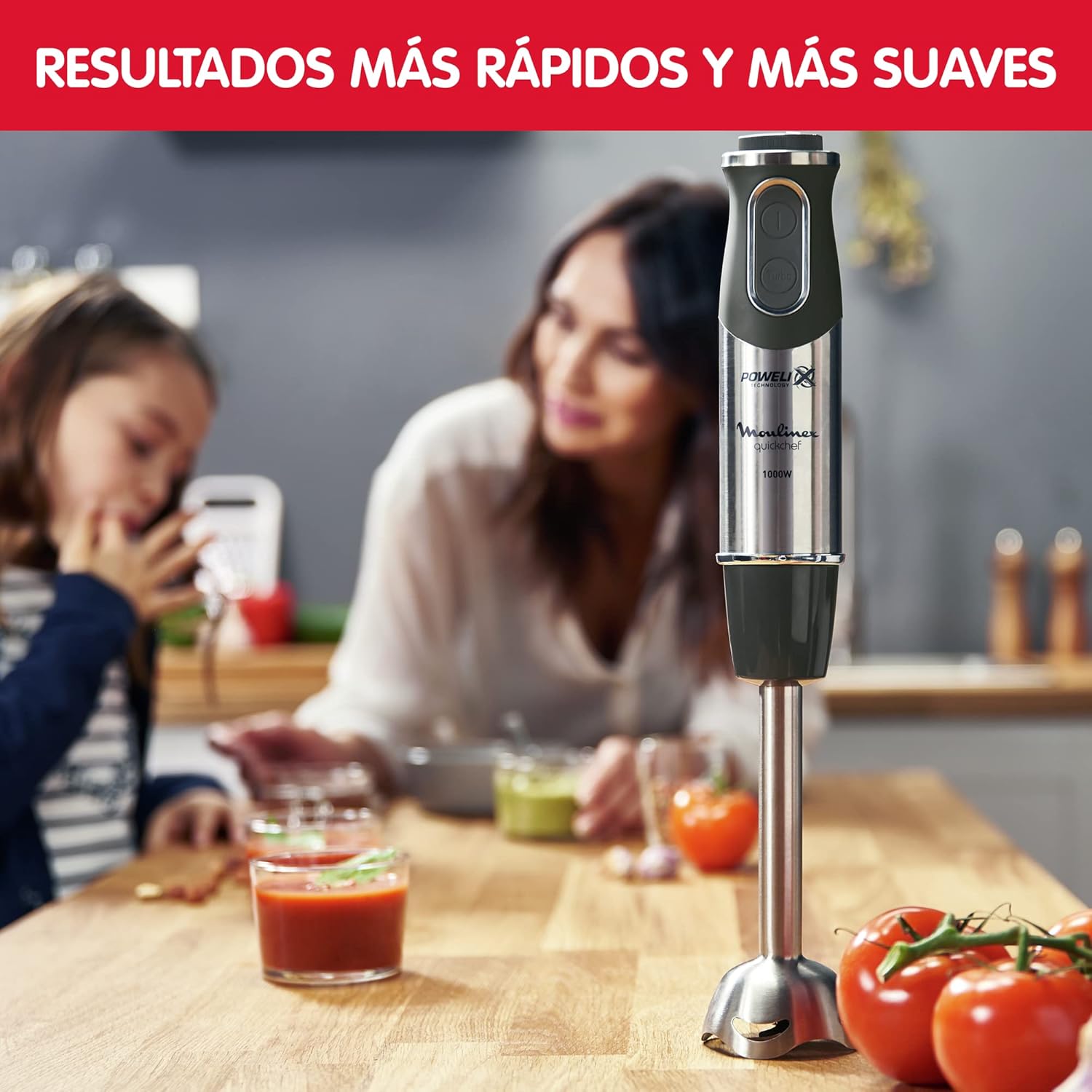 Mikser ręczny Moulinex Quickchef rozdrabniacz 1000W