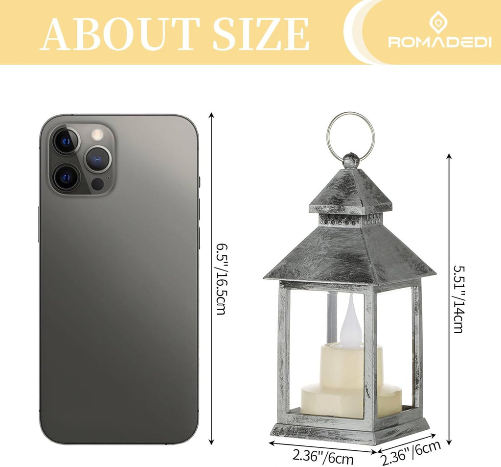 2x Dekoracyjna latarnia LED