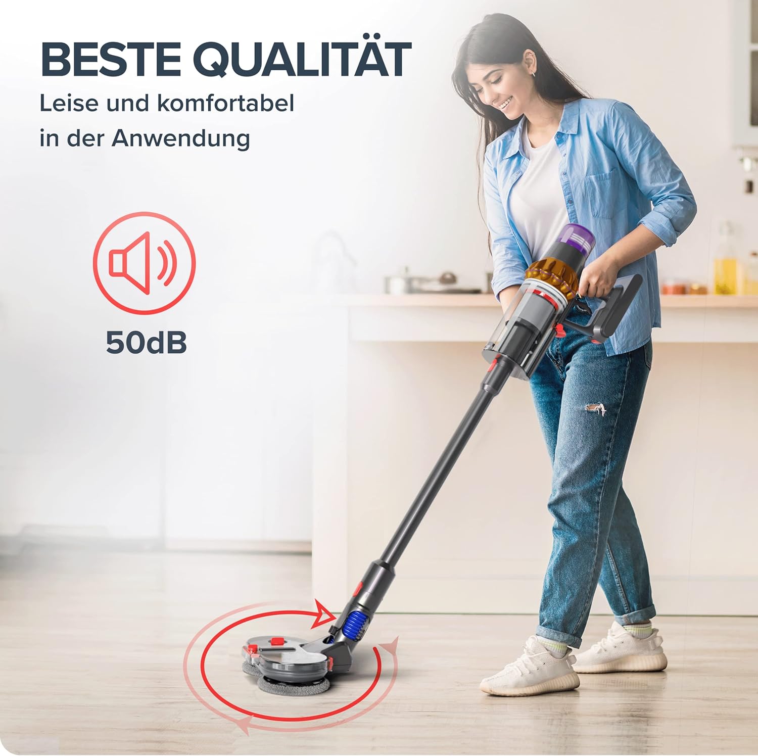 Nasadka mopująca DRIPL do Dyson V7 V8 V10 V11 V15 myjka podłogowa