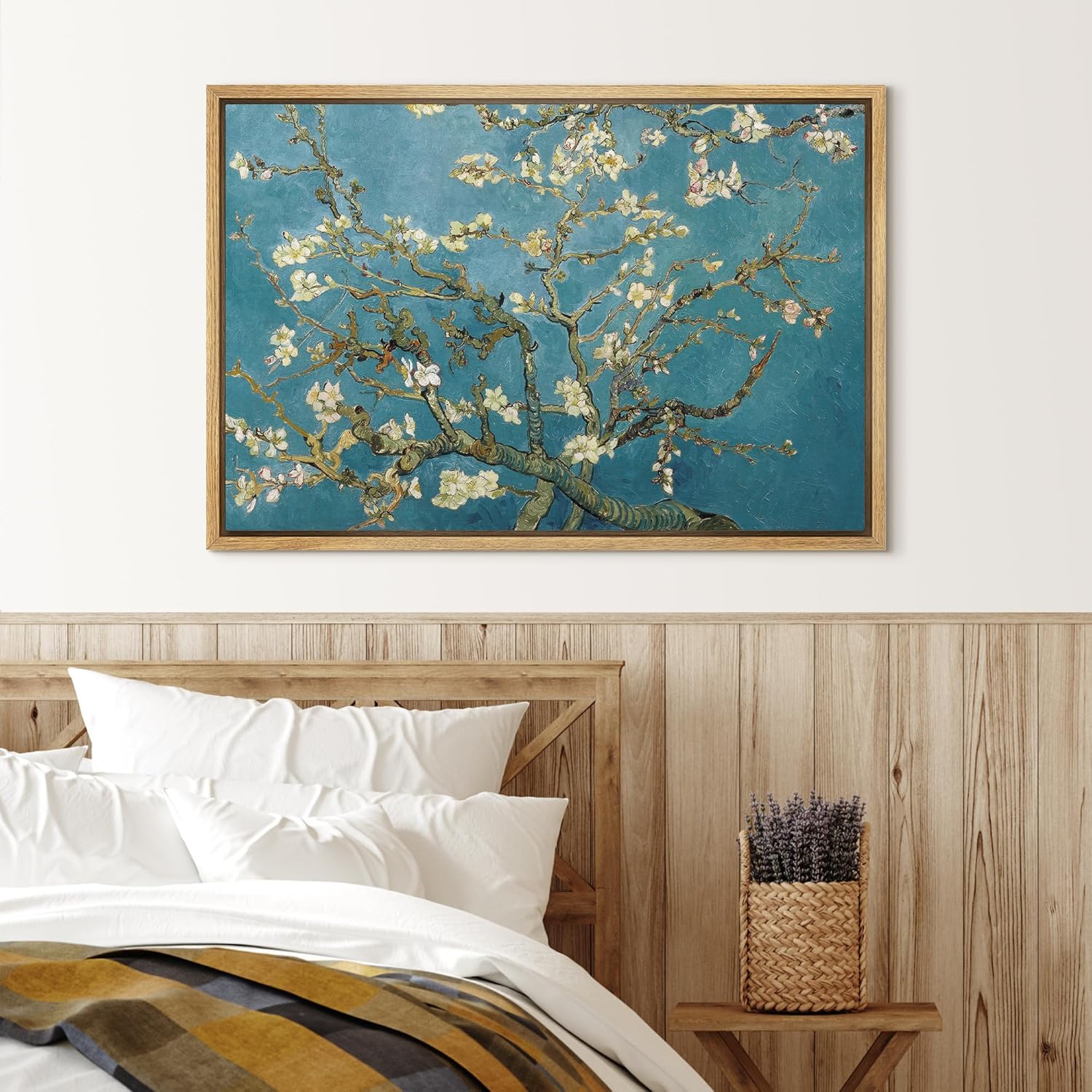 Obraz na płótnie Van Gogh – Kwiaty Migdałowca 40,6 x 61 cm