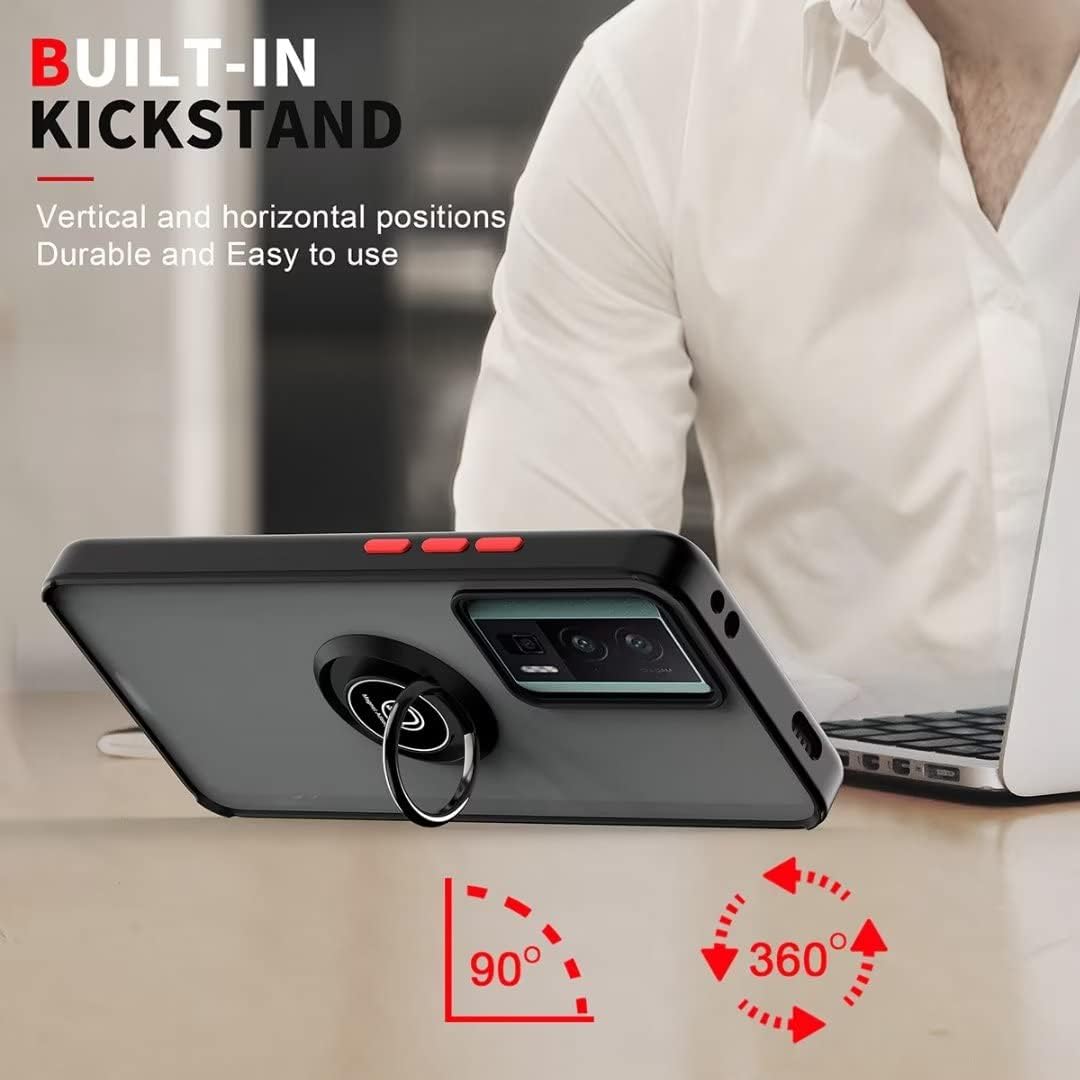 Etui Xiaomi Poco F5 Pro – silikonowe, z podpórką