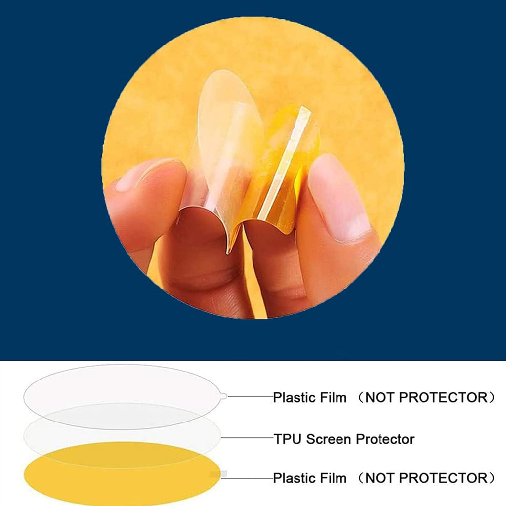 Folia ochronna 3x do smartwatcha T50S 1,85" – ultra przezroczysta TPU