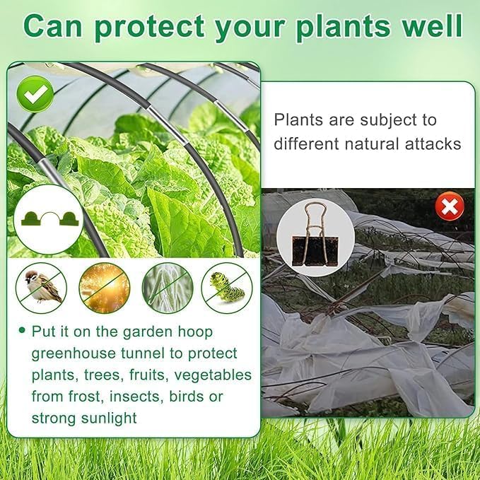 Tunel ogrodowy zestaw 30 łuków do roślin szklarnia DIY