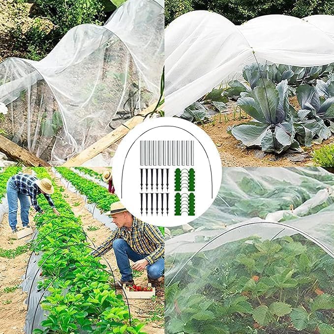 Tunel ogrodowy zestaw 30 łuków do roślin szklarnia DIY