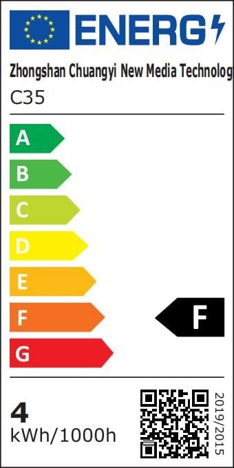 10 szt. Żarówki LED B15d Ściemnialne 4W Vintage