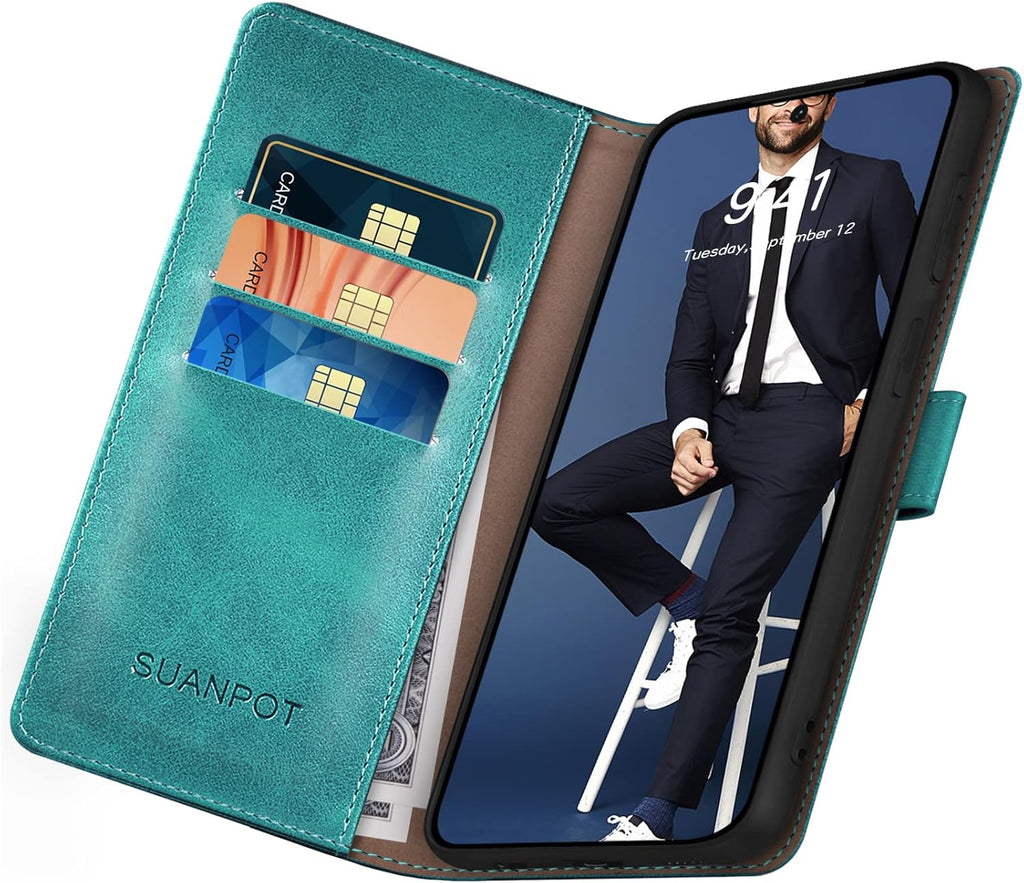 Etui Galaxy S23 Plus portfel skórzane klapka karty