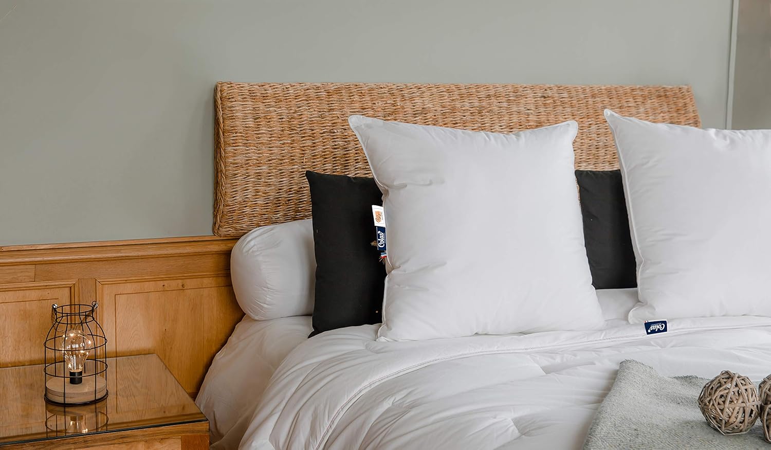 Poduszka Colas 60x60 cm perkal bawełna miękka hotelowa komfort