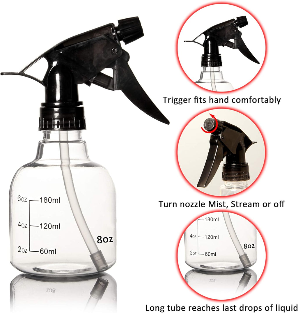 Butelki z rozpylaczem Youngever 6x 237ml spryskiwacz zestaw