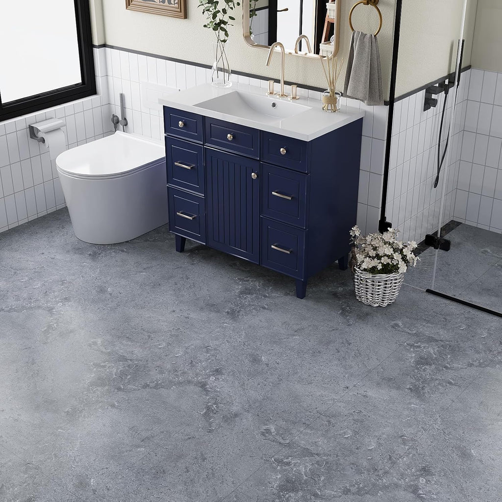 Płytki podłogowe VEELIKE SS19 PCV samoprzylepne beton 30x30 24szt