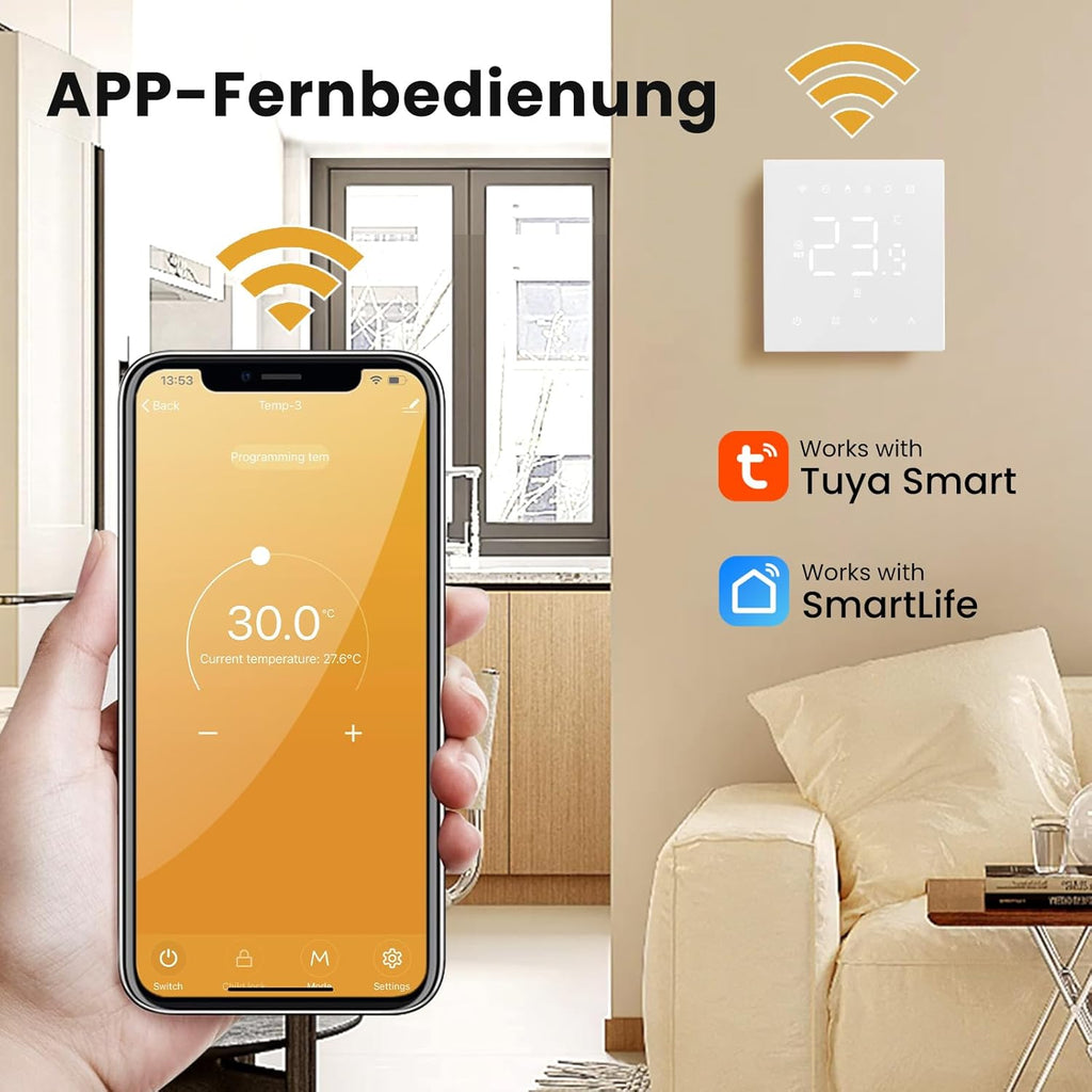 MIUCDA Tuya termostat do ogrzewania podłogowego termostat ogrzewania WiFi
