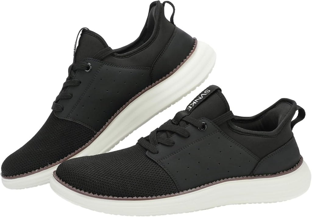 Buty męskie wsuwane oddychające lekkie czarne 46