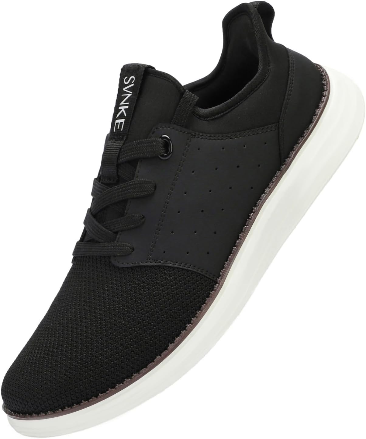 Buty męskie wsuwane oddychające lekkie czarne 46