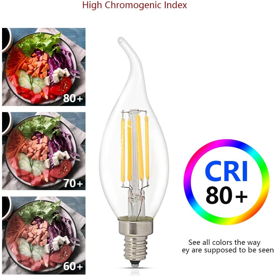 10 szt. Żarówki LED B15d Ściemnialne 4W Vintage