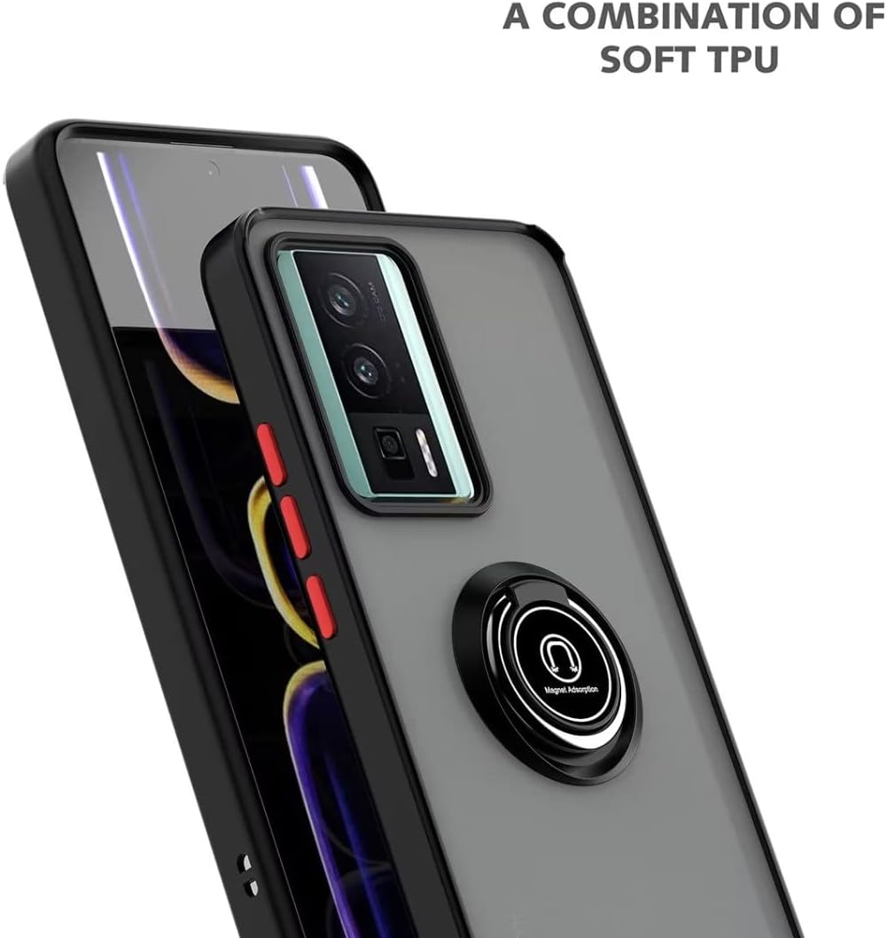 Etui Xiaomi Poco F5 Pro – silikonowe, z podpórką