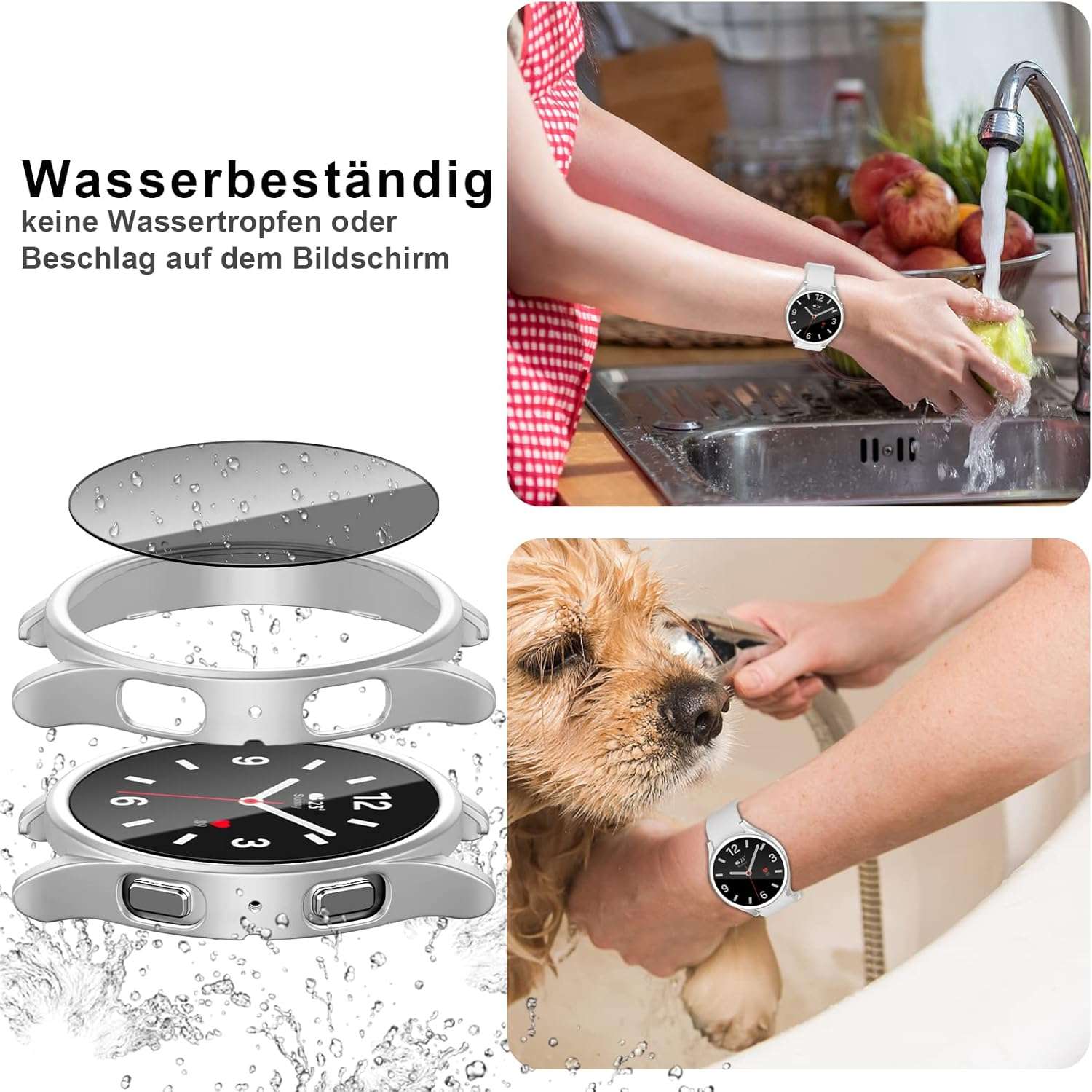 3 szt. Etui pokrowiec do Galaxy Watch 4/5 40 mm