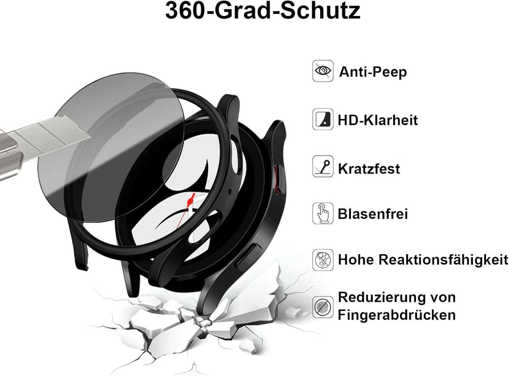 3 szt. Etui pokrowiec do Galaxy Watch 4/5 40 mm