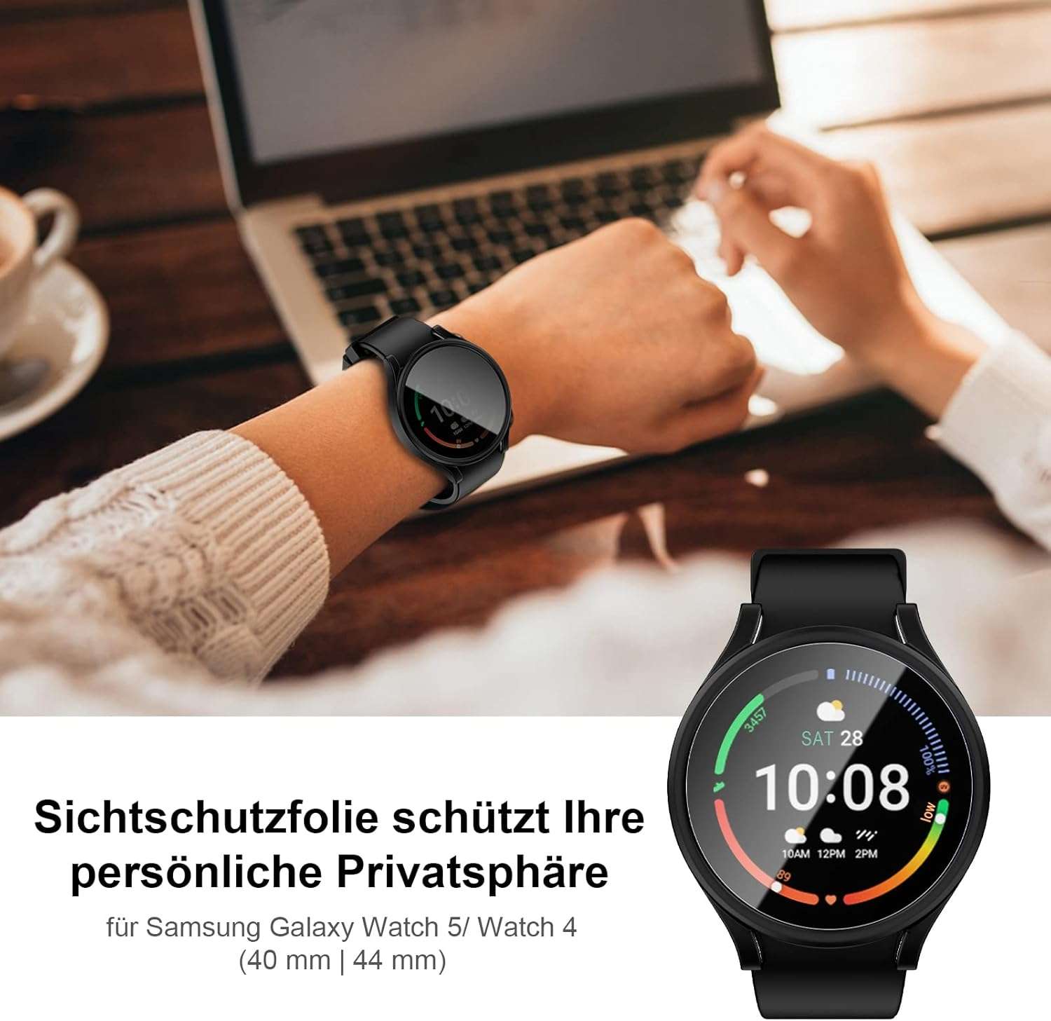 3 szt. Etui pokrowiec do Galaxy Watch 4/5 40 mm