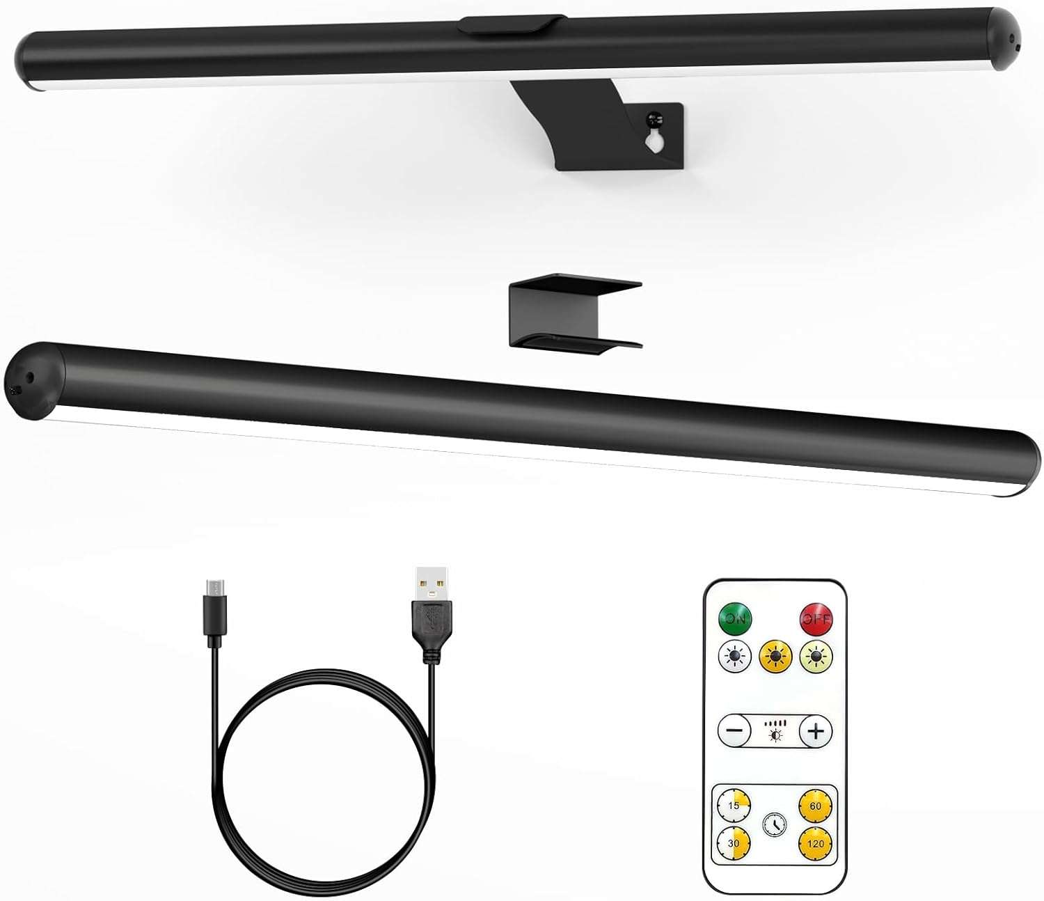 2x Lampa obrazowa LED, magnetyczna, 3 tryby, 4400 mAh