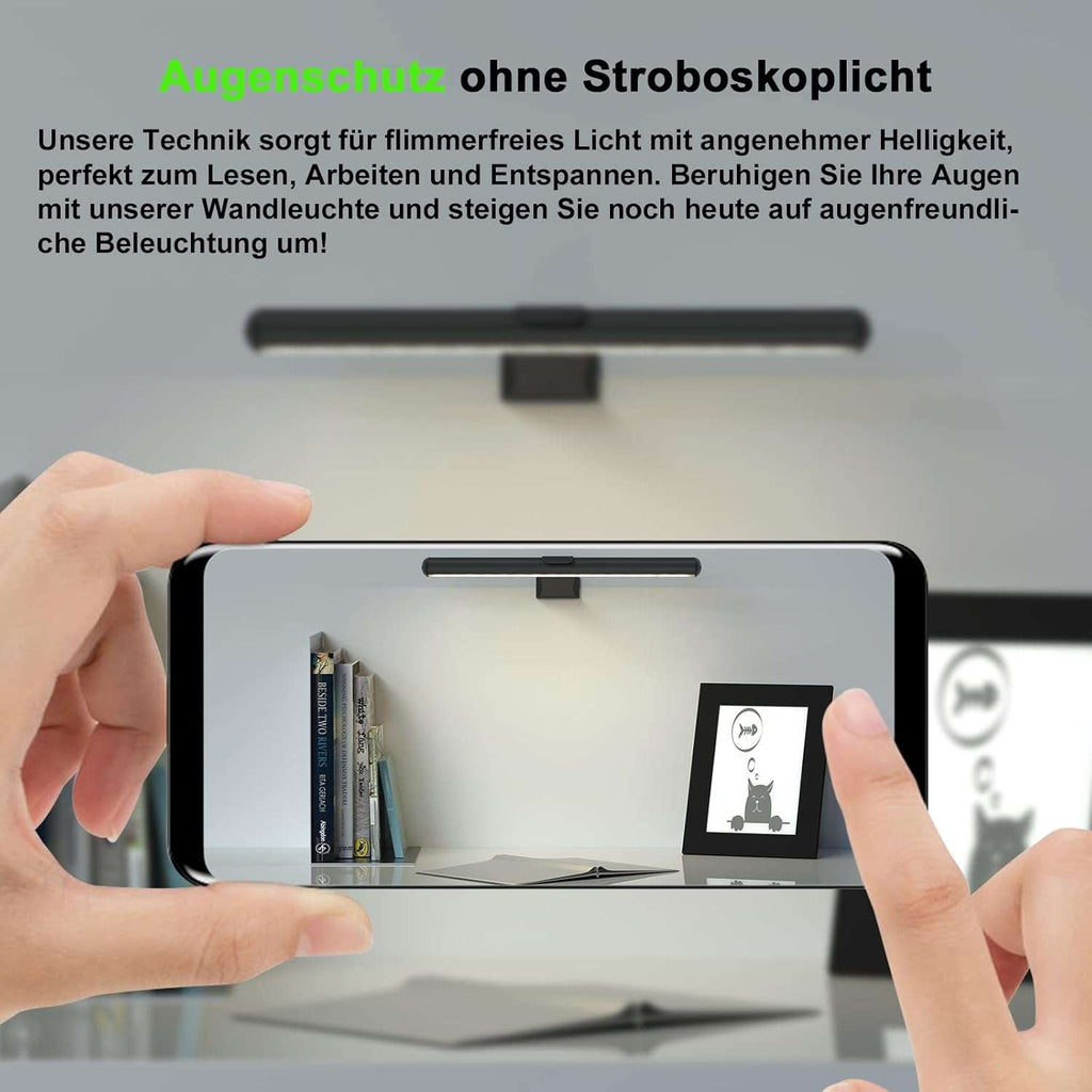 2x Lampa obrazowa LED, magnetyczna, 3 tryby, 4400 mAh