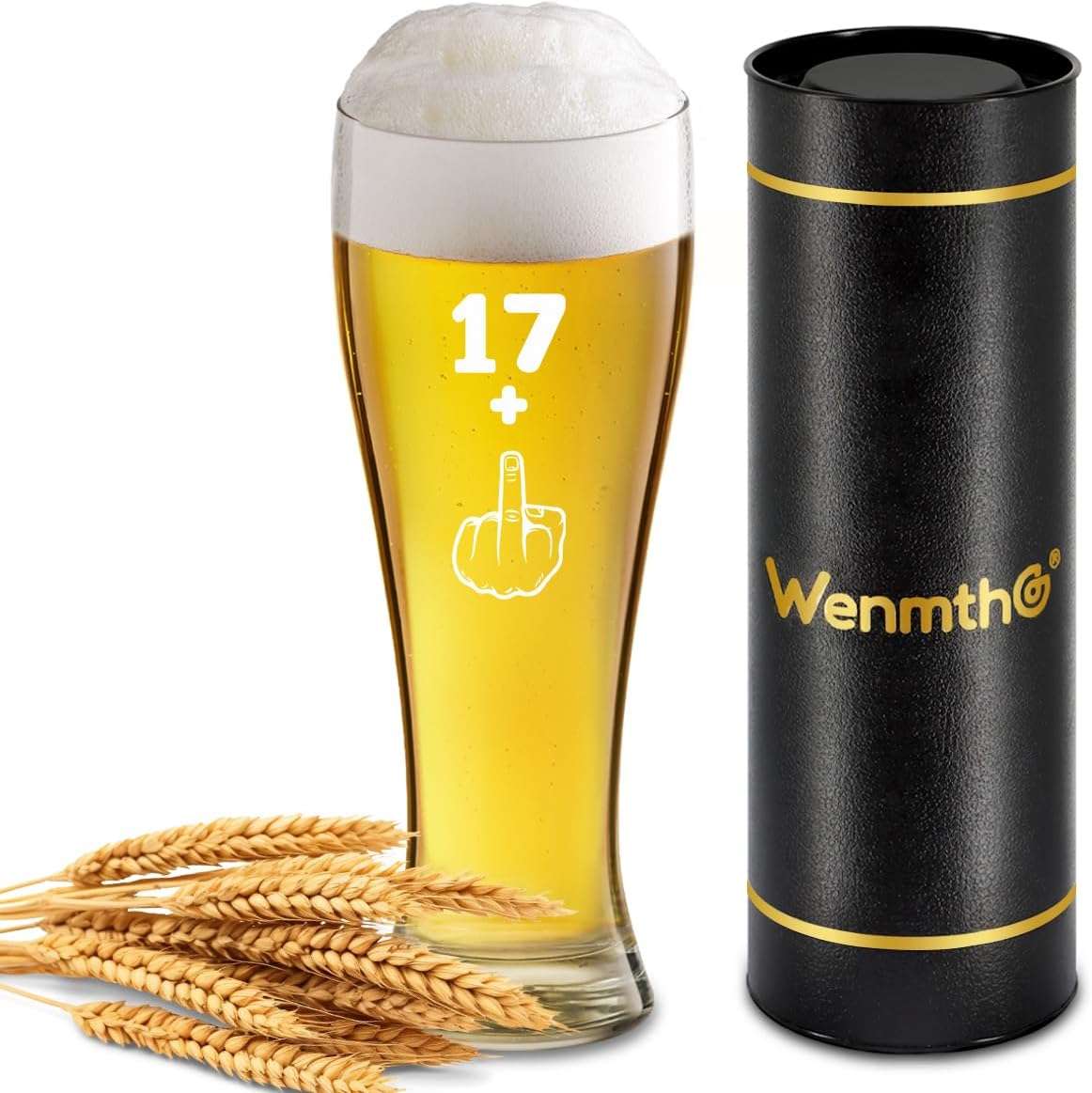 Szklanka do piwa pszenicznego 0,5L na 18. urodziny