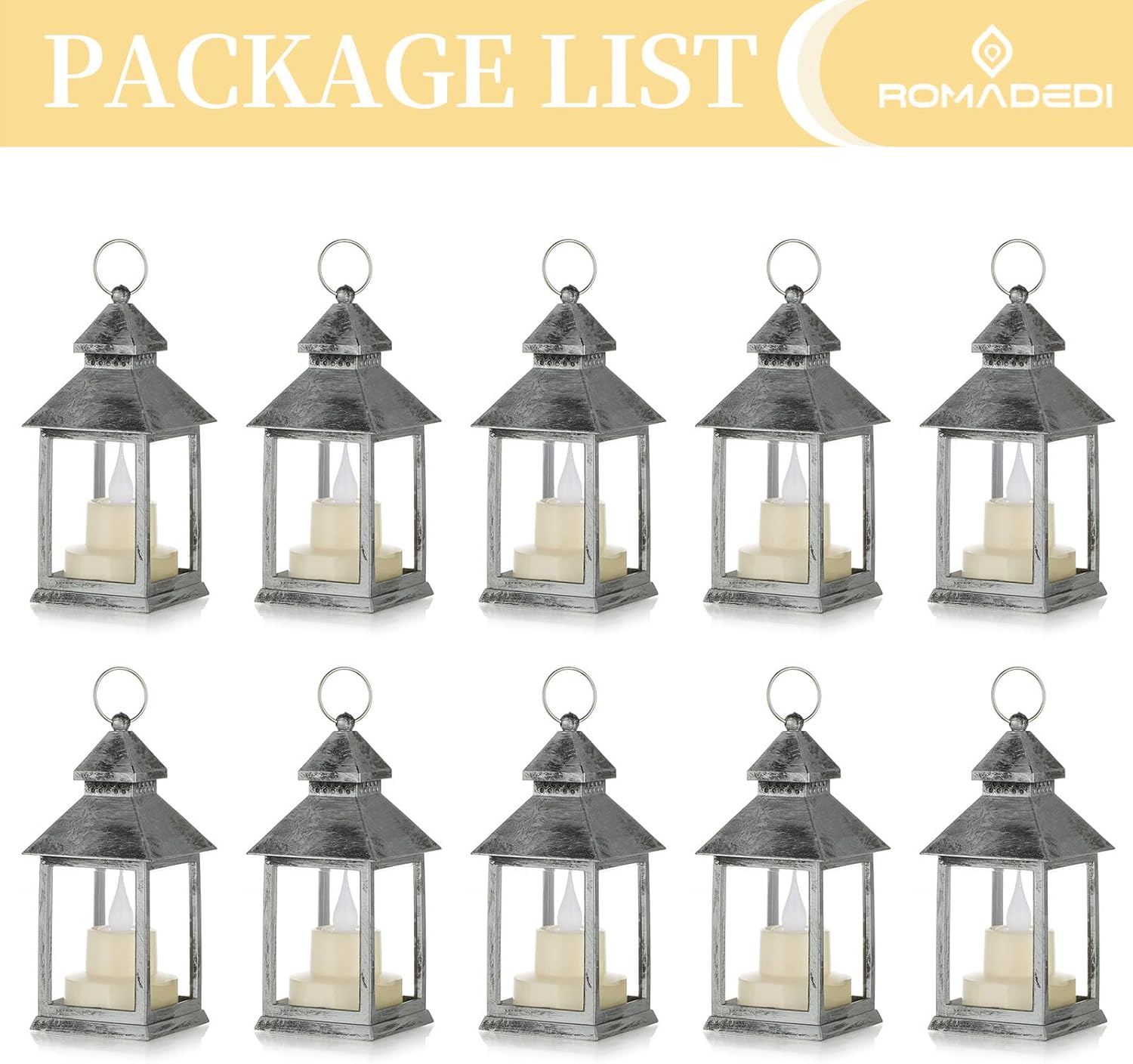 2x Dekoracyjna latarnia LED