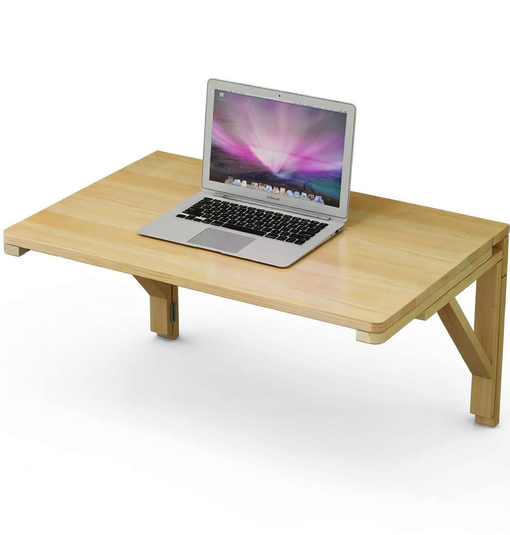 Składany stół ścienny MM MELISEN FOD01 biurko drewniane 80x60