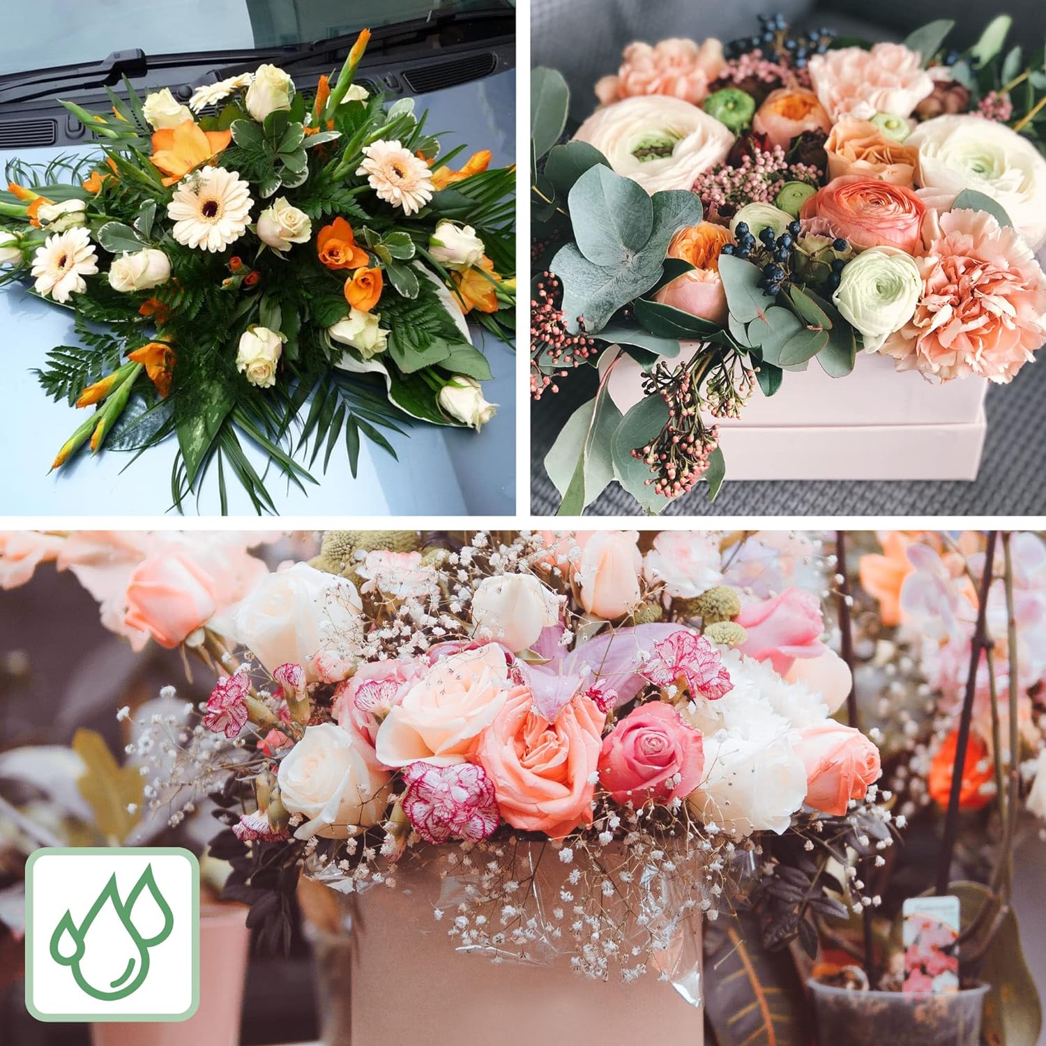 3x Gąbka do kompozycji