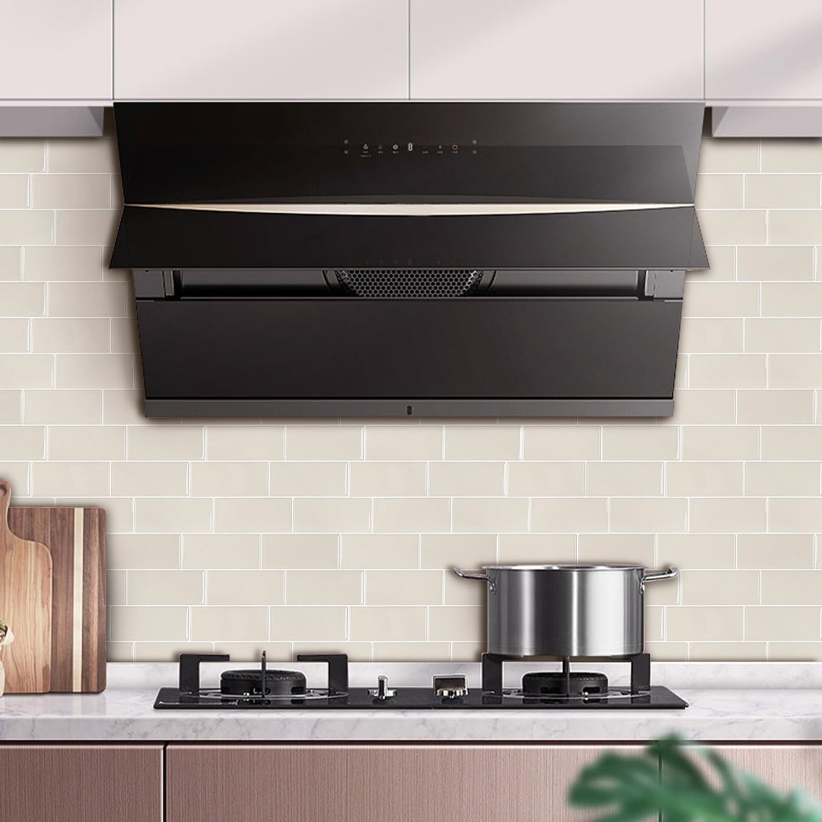 Płytki samoprzylepne 3D WoStick 10szt retro beżowe 29x21 kuchnia łazienka