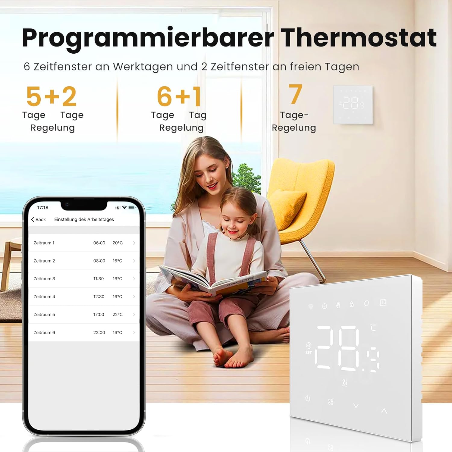 MIUCDA Tuya termostat do ogrzewania podłogowego termostat ogrzewania WiFi