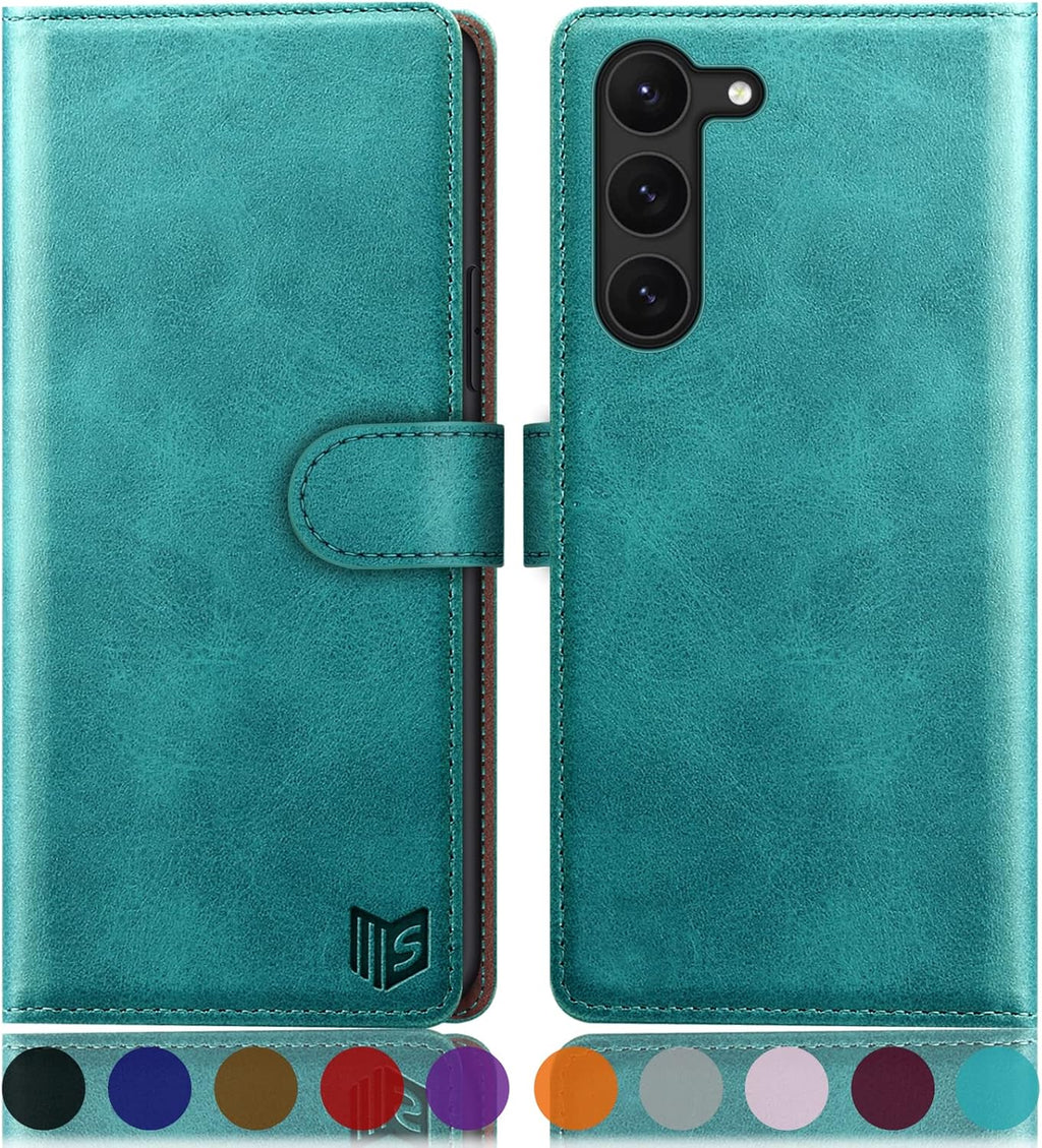 Etui Galaxy S23 Plus portfel skórzane klapka karty