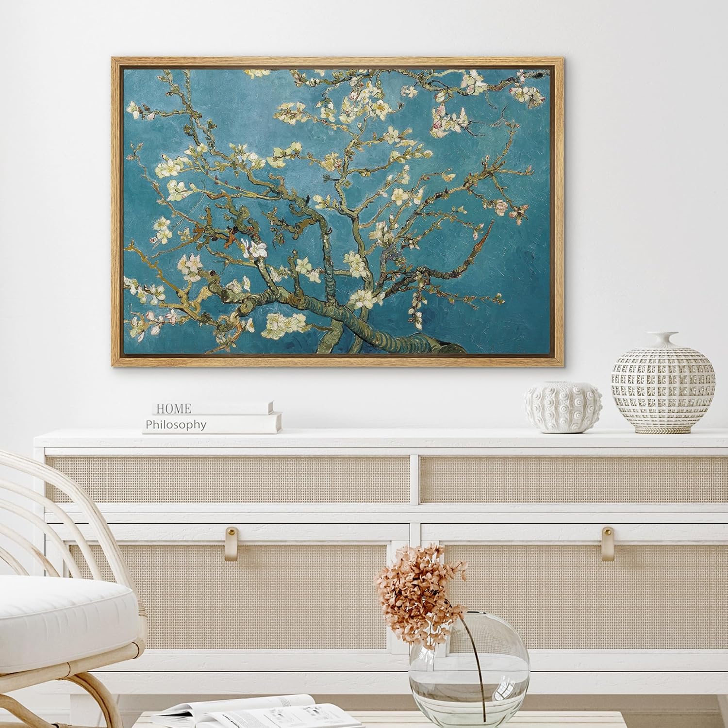 Obraz na płótnie Van Gogh – Kwiaty Migdałowca 40,6 x 61 cm