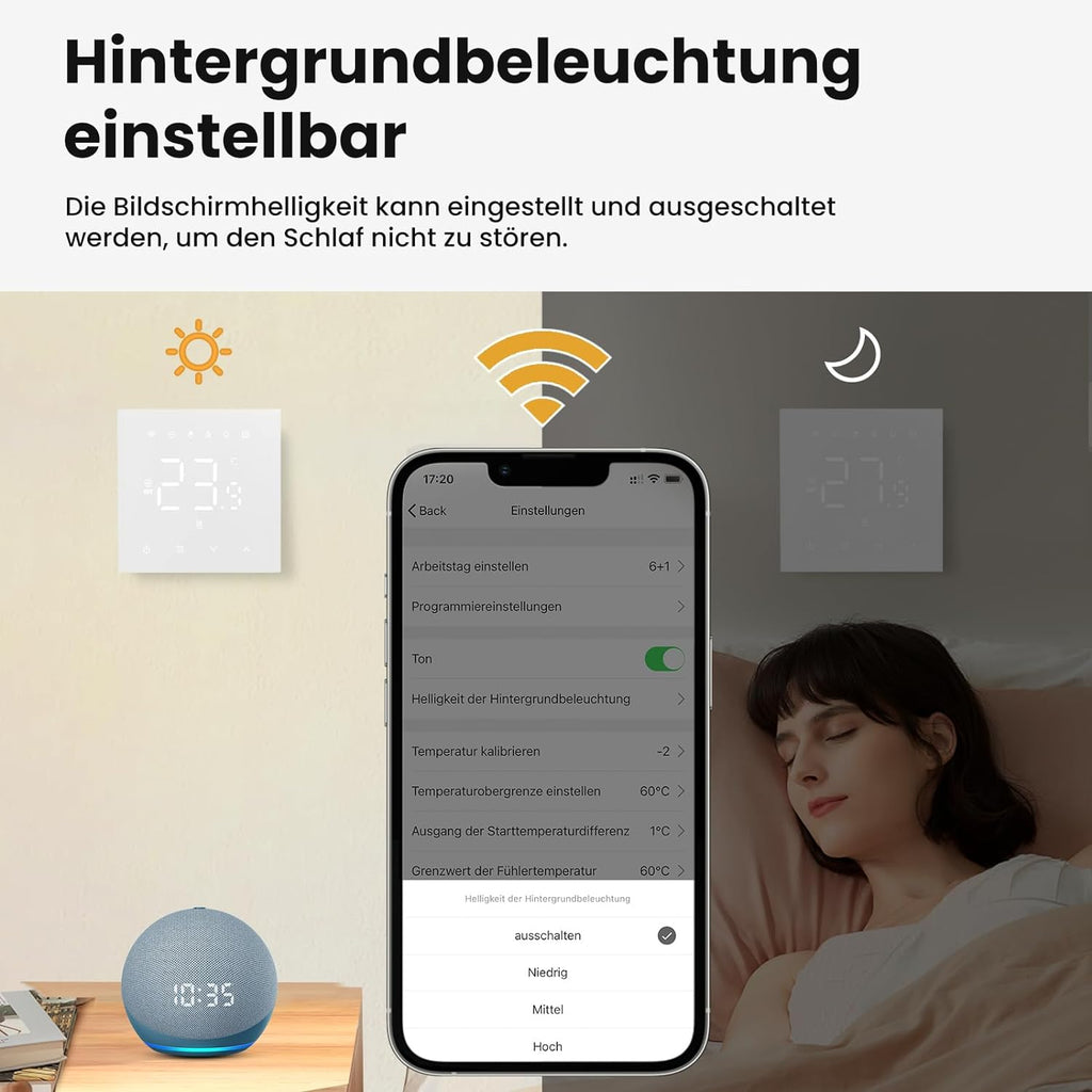 MIUCDA Tuya termostat do ogrzewania podłogowego termostat ogrzewania WiFi