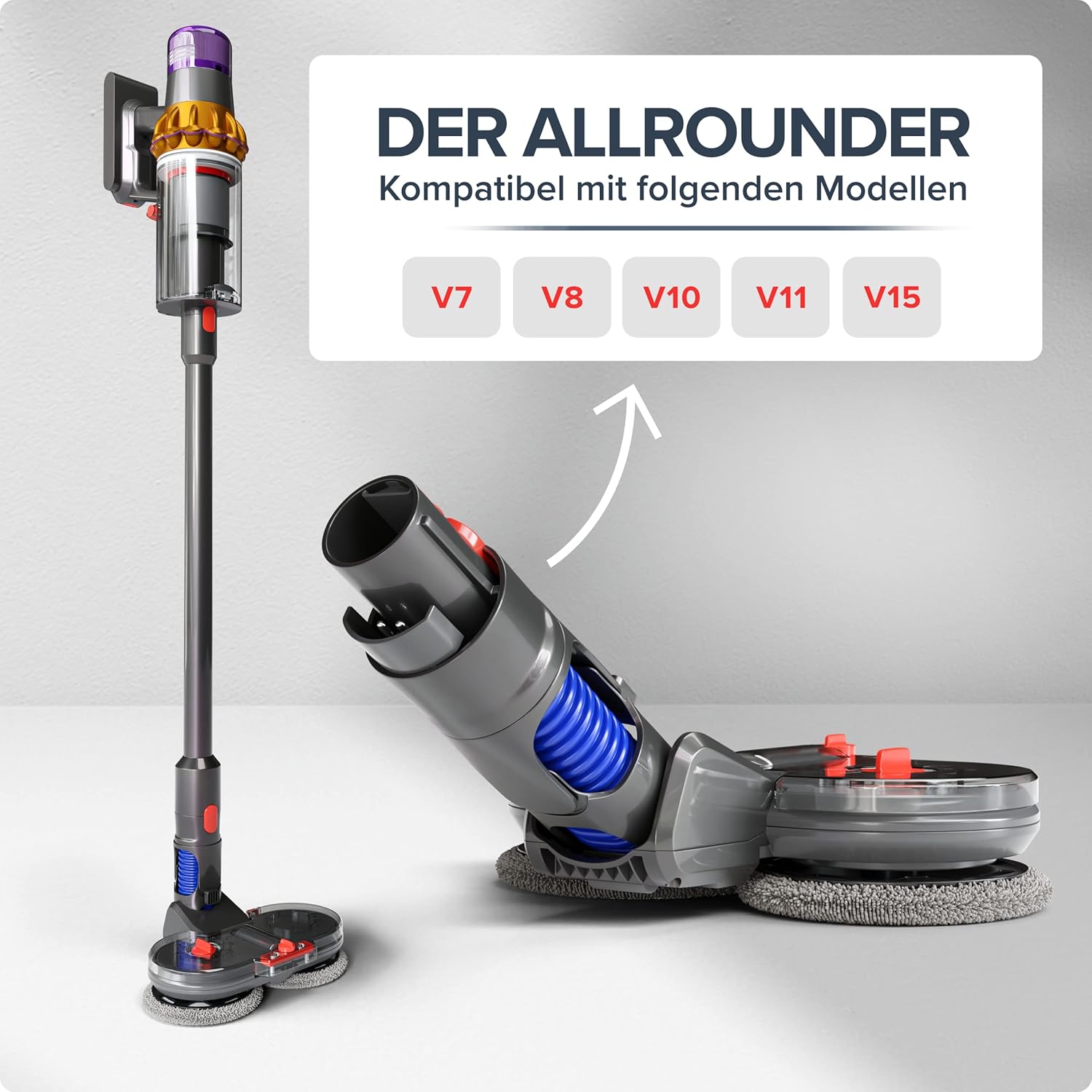 Nasadka mopująca DRIPL do Dyson V7 V8 V10 V11 V15 myjka podłogowa