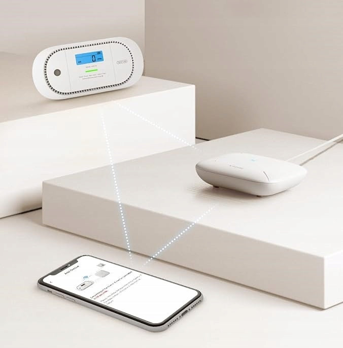 Czujnik X-Sense XC01-M alarm dźwiękowy, wyświetlacz