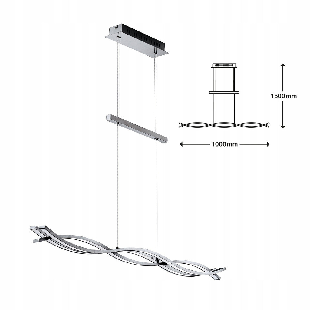Lampa wisząca Briloner 4442-039 3 -punkty światła zintegrowane źródło LED