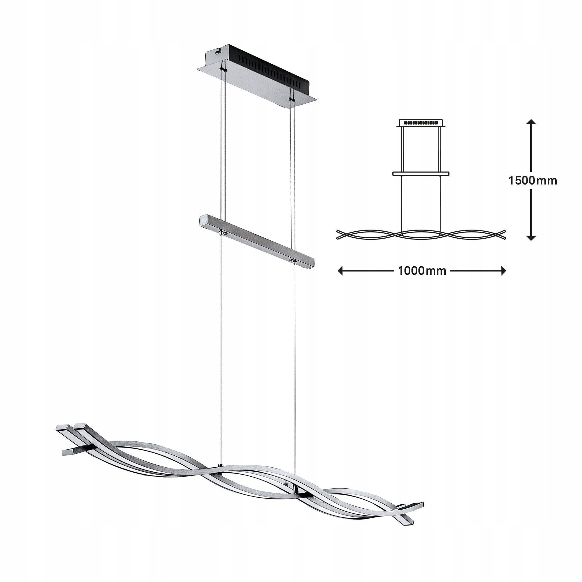 Lampa wisząca Briloner 4442-039 3 -punkty światła zintegrowane źródło LED