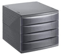 Organizer biurowy 365 x 28 x 25 cm Antracyt