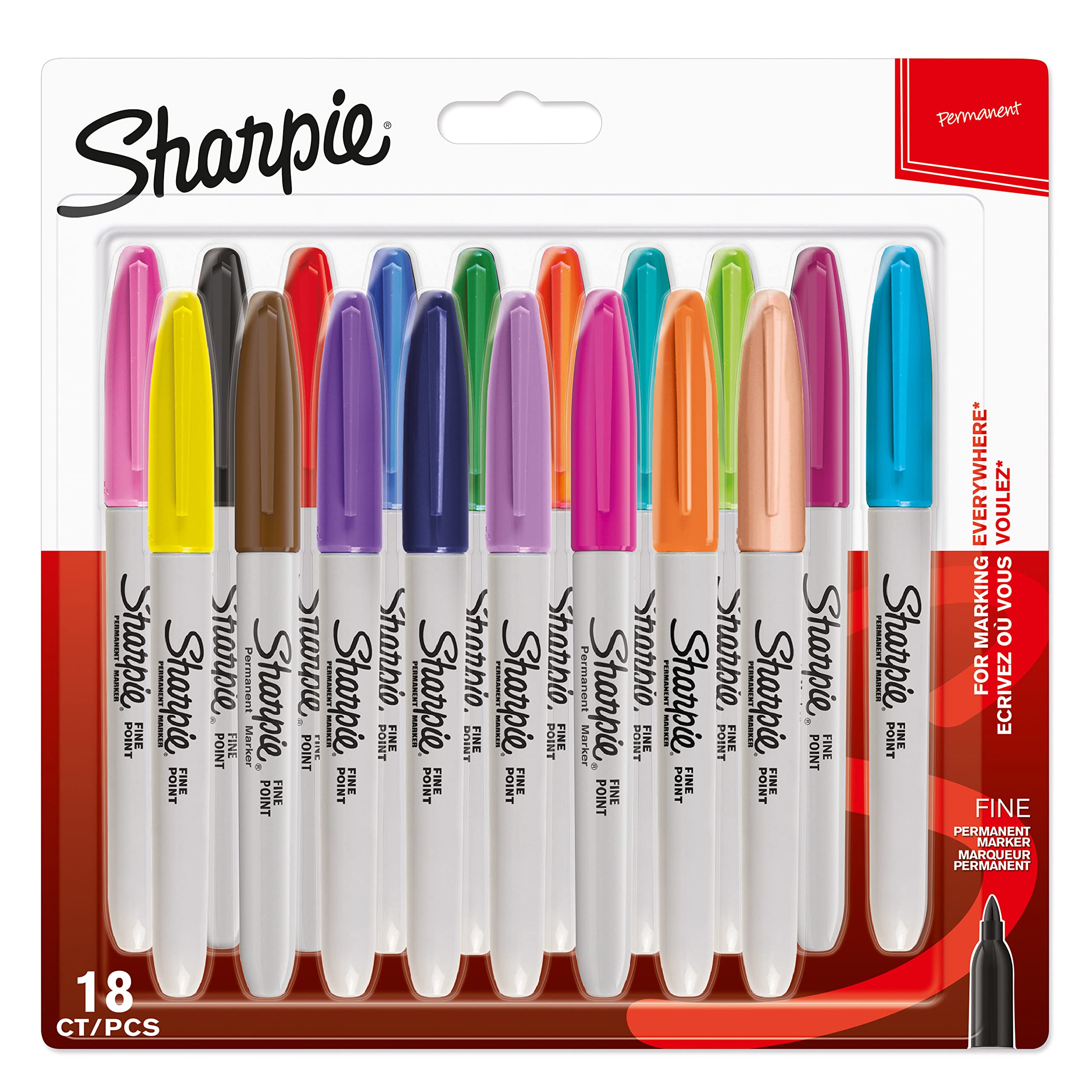 Marker permanentny Wodoodporny Sharpie 16 szt.