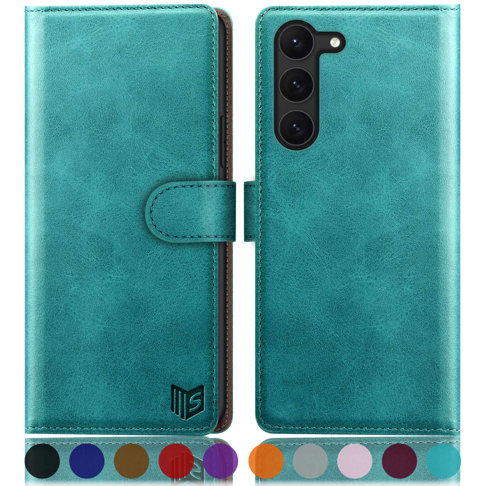 Etui Galaxy S23 Plus portfel skórzane klapka karty