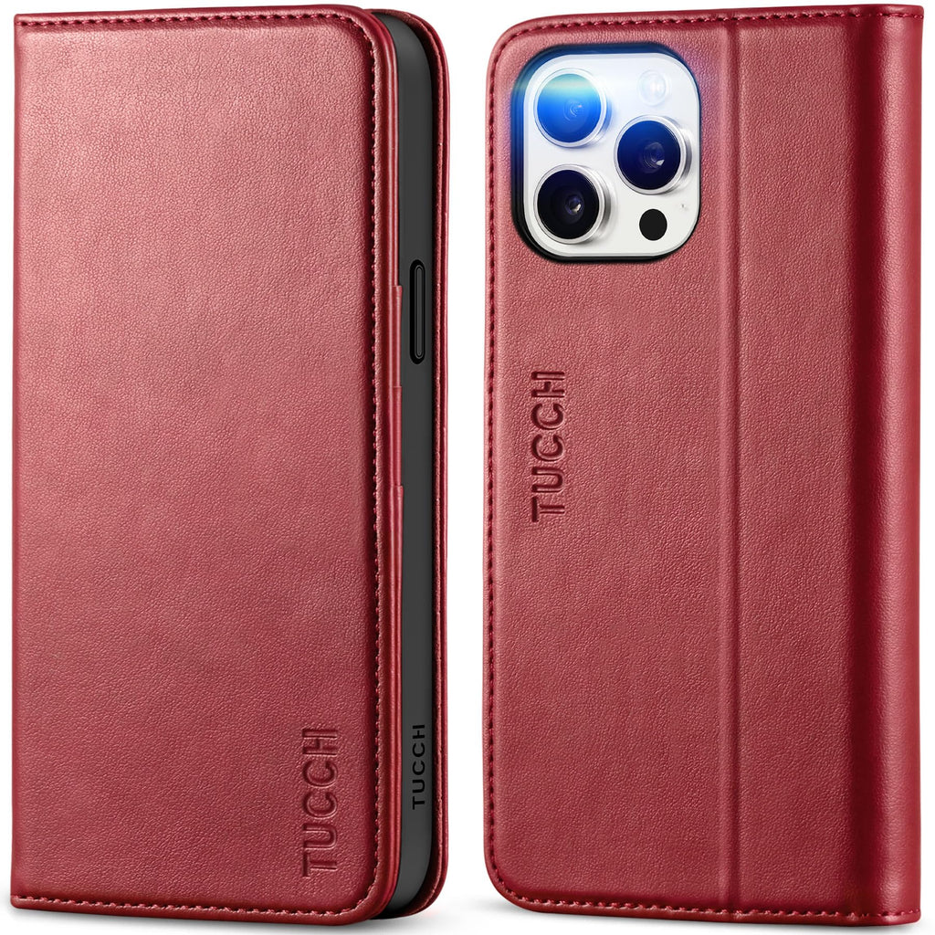 TUCCH Etui z Kieszenią na Karty do iPhone 15 Pro Max 5G