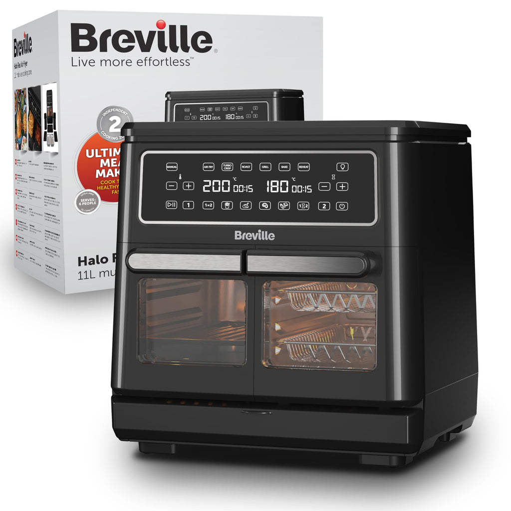 Frytkownica beztłuszczowa Breville VDF130X 11L 2400W Air Fryer dual zone