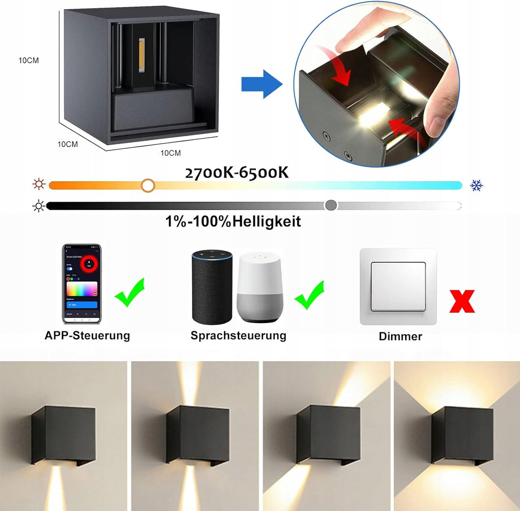 Inteligentna lampa LED WiFi 6W RGB SMART