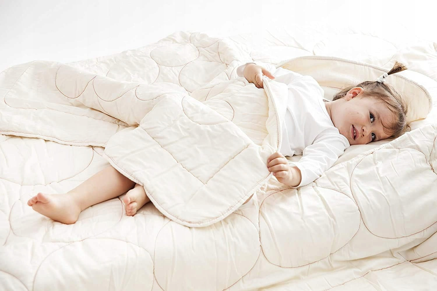 Kołdra dziecięca zizzz 14Z110 100x135 Bio Swisswool 4 pory roku