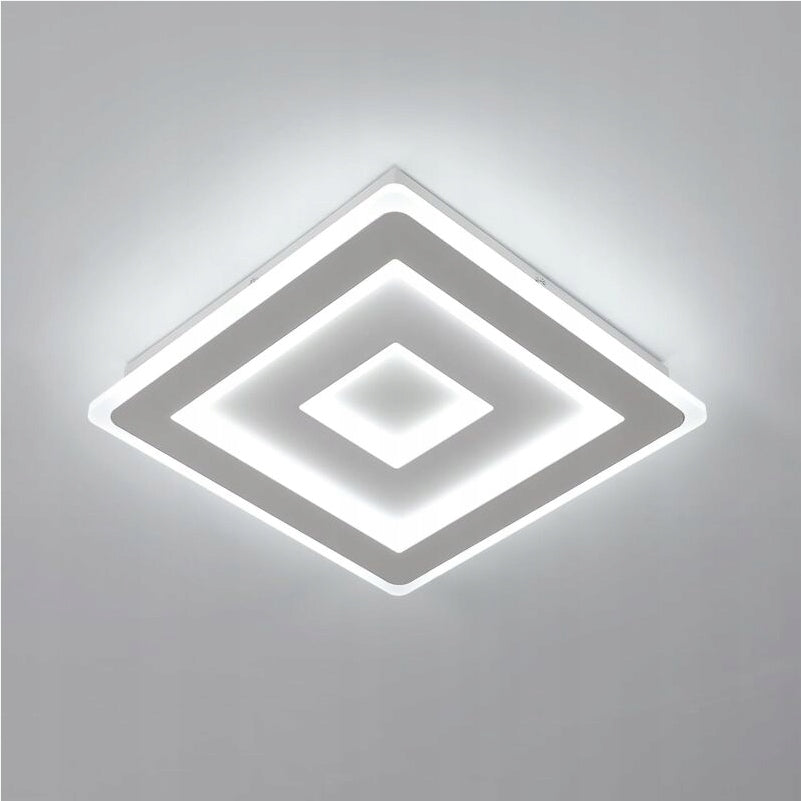 LAMPA SUFITOWA PLAFON LED BIAŁY 6500K 40W DO SALONU