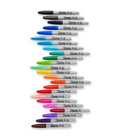 Marker permanentny Wodoodporny Sharpie 16 szt.