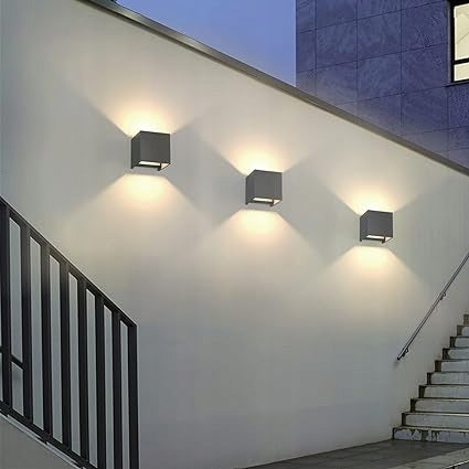 Kinkiet K-Bright 12W IP65 LED ciepły biały Góra/dół